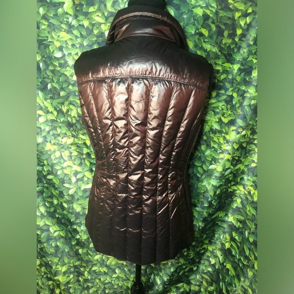 Calvin Klein Brown/dark purple Quilted Zip-Up Vest - Picture 8 of 16